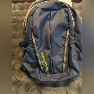 Patagonia Navy and Beige Backpack